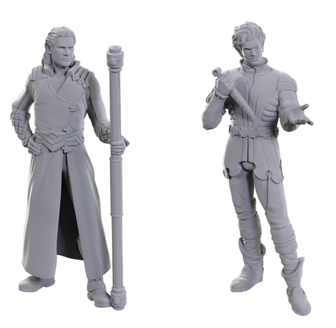 Dungeons &amp; Dragons - Gale &amp; Astarion - Mini Figure (Unpainted)