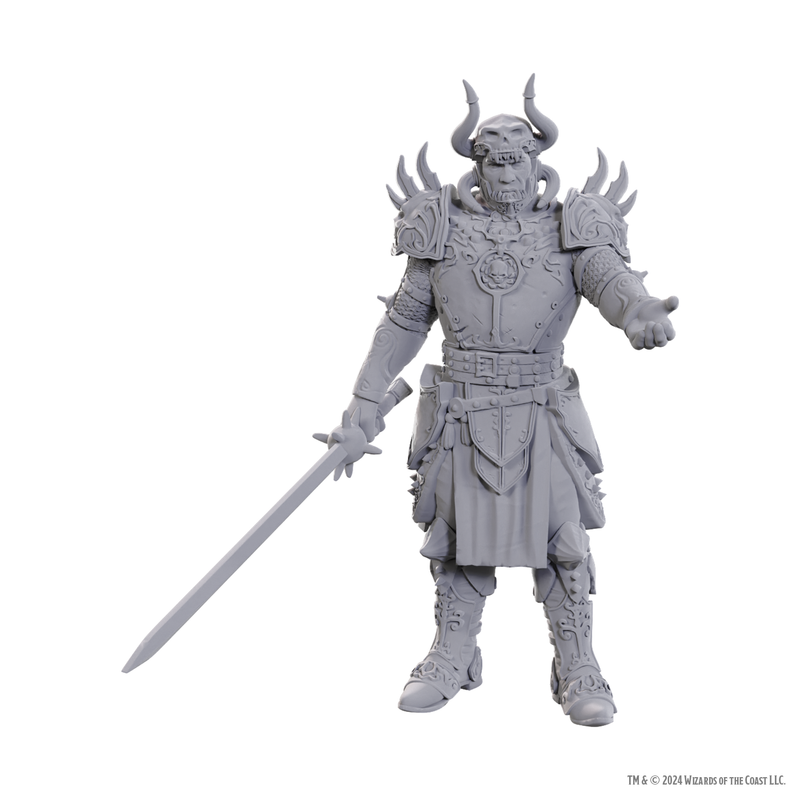 Dungeons &amp; Dragons - Sarevok Anchev &amp; Raphael - Mini Figure (Unpainted)