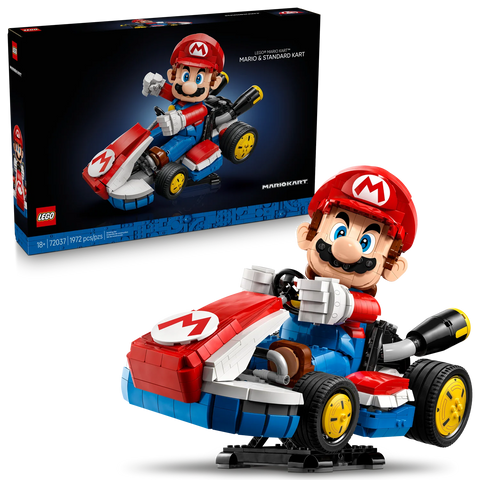 LEGO® Mario Kart™ Mario &amp; Standard Kart Set 72037