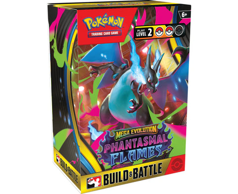 Mega Evolution: Phantasmal Flames - Build &amp; Battle Box Display 