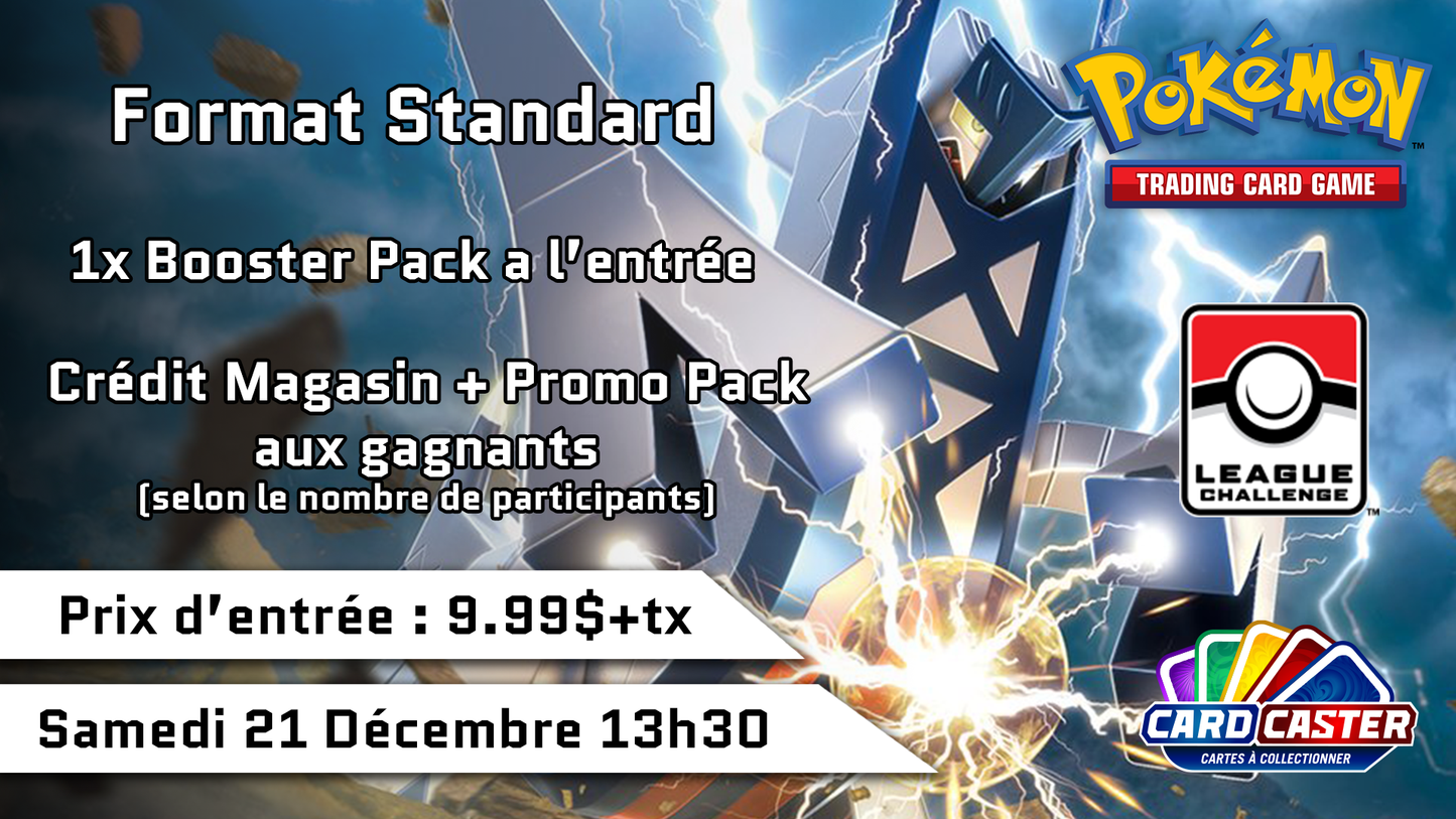 Pokemon - League Challenge - Samedi 21 Decembre 13h30 (Blainville)