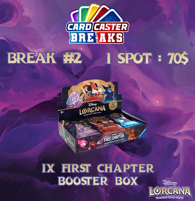 Lorcana Break #2 - First Chapter Booster Box