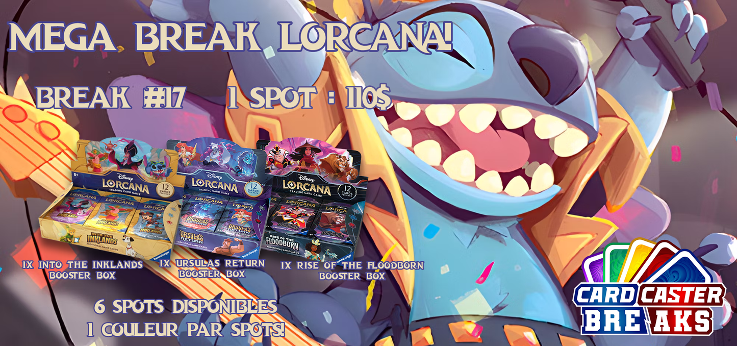 Lorcana Break #17 - Mega Break Lorcana