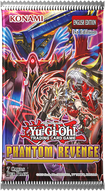 *Pre-Order* Yu-Gi-Oh! - Phantom Revenge - Sleeved Booster Pack- 1st Edition
