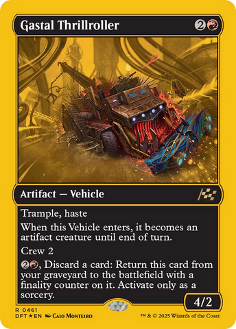 Gastal Thrillroller (First-Place Foil) [Aetherdrift] 