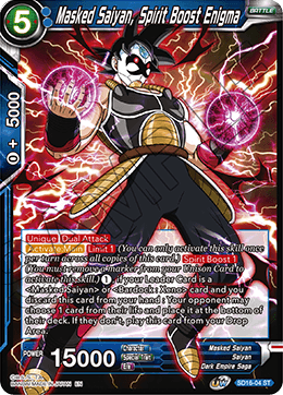 Masked Saiyan, Spirit Boost Enigma (Starter Deck - Darkness Reborn) (SD16-04) [Cross Spirits] 