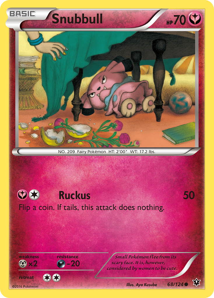 Snubbull (68/124) [XY: Fates Collide] 