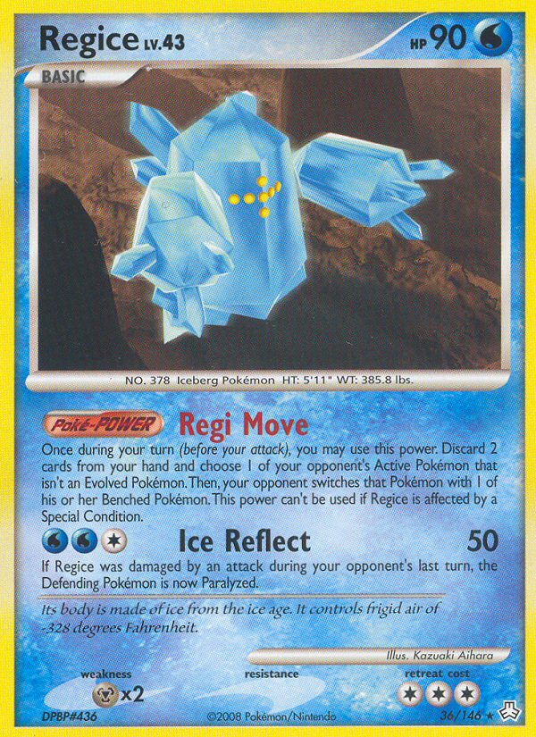 Regice (36/146) [Diamond &amp; Pearl: Legends Awakened] 