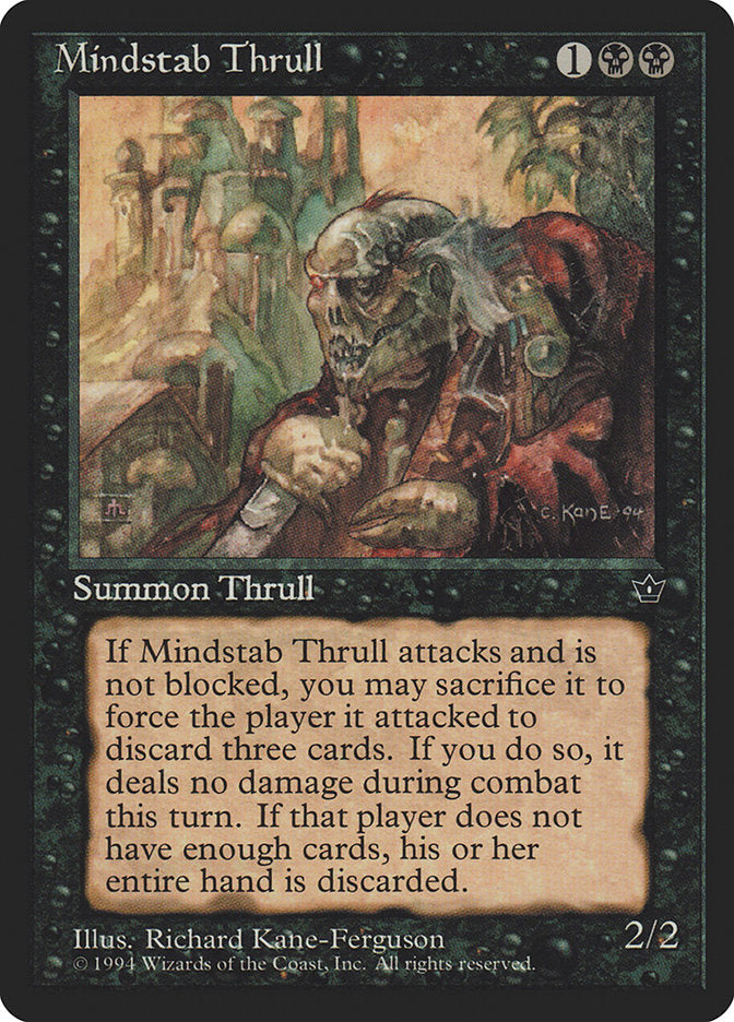 Mindstab Thrull (Richard Kane Ferguson) [Fallen Empires] 