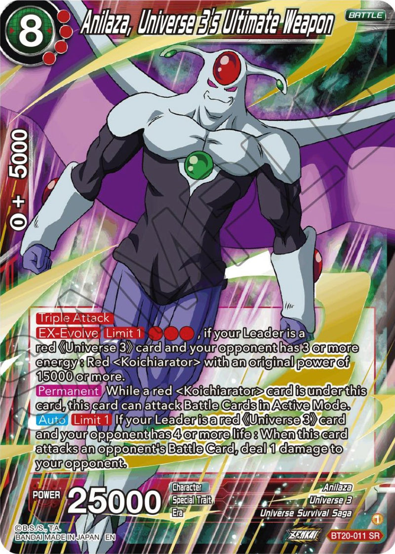 Anilaza, Universe 3's Ultimate Weapon (BT20-011) [Power Absorbed] 