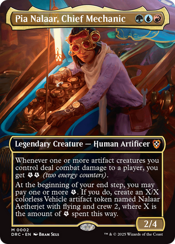Pia Nalaar, Chief Mechanic (Borderless) [Aetherdrift Commander] 