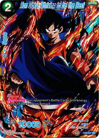 Son Goku, Striving to be the Best (TB3-021) [Clash of Fates] 