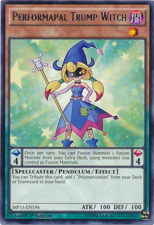 Performapal Trump Witch [MP15-EN196] Rare 