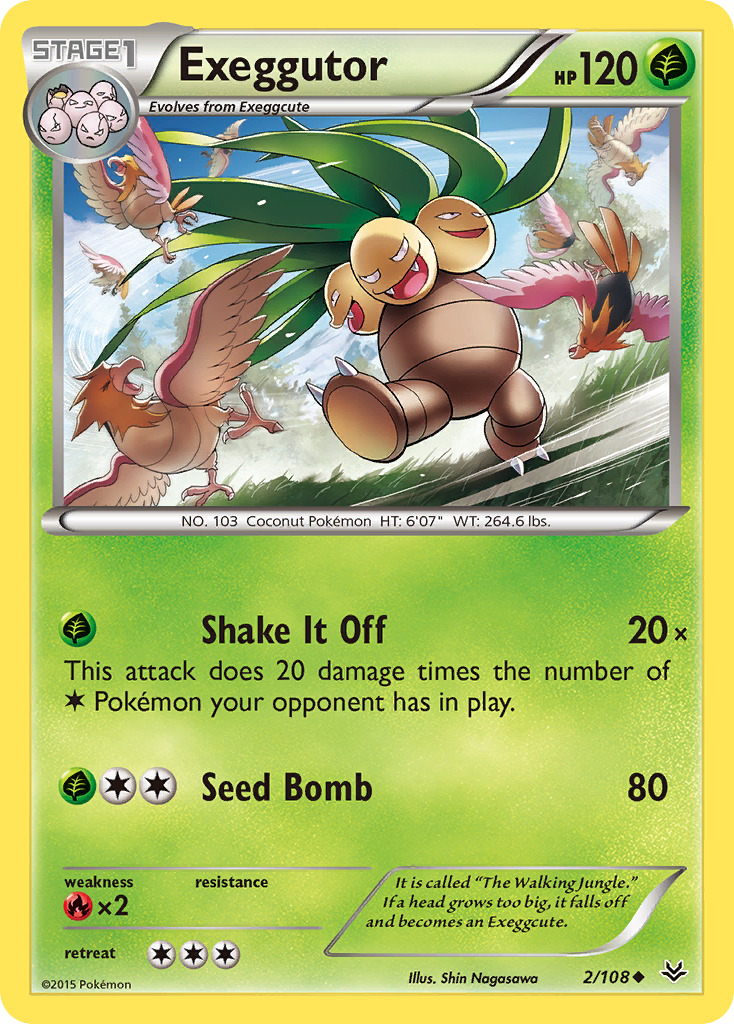 Exeggutor (2/108) [XY: Roaring Skies] 