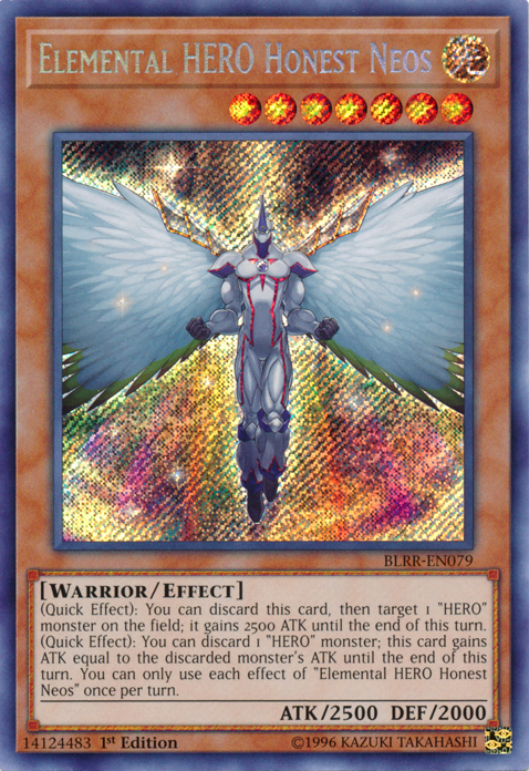 Elemental Hero Honest Neos [BLRR-EN079] Secret Rare 