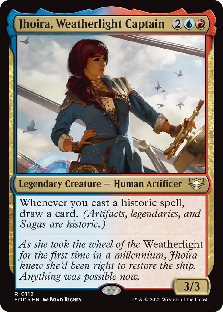 Jhoira, Weatherlight Captain [Edge of Eternities Commander] 