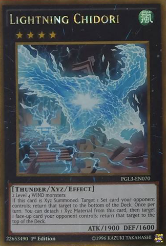 Lightning Chidori [PGL3-EN070] Gold Rare 