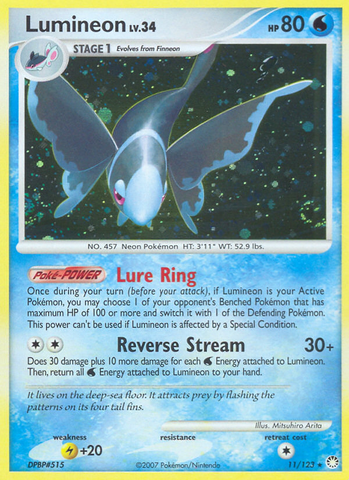 Lumineon (11/123) [Diamond &amp; Pearl: Mysterious Treasures] 