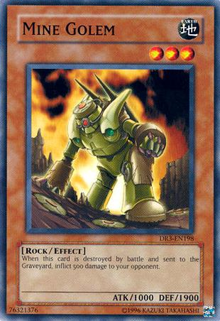 Mine Golem [DR3-EN198] Common 