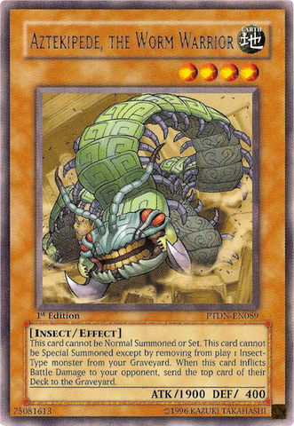 Aztekipede, the Worm Warrior [PTDN-EN089] Rare 