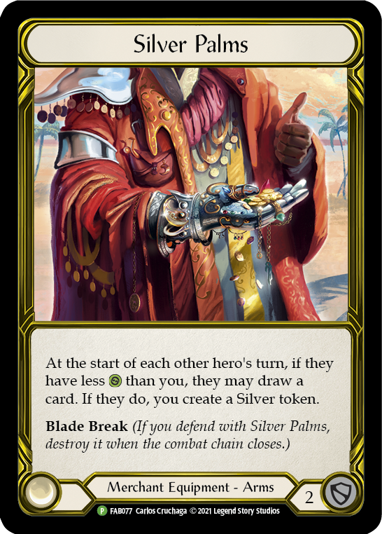 Silver Palms (Golden) [FAB077] (Promo) Cold Foil 