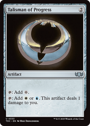 Talisman of Progress [Tarkir: Dragonstorm Commander] 