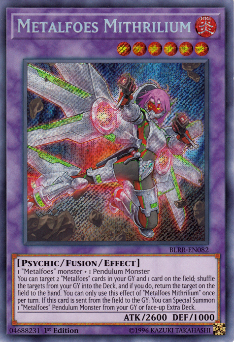 Metalfoes Mithrilium [BLRR-EN082] Secret Rare 