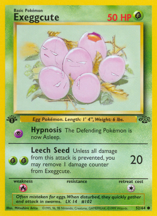 Exeggcute (52/64) [Jungle 1st Edition] 