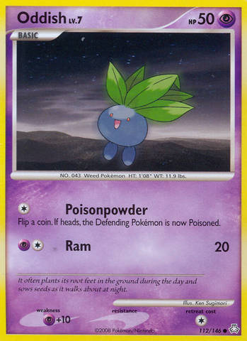 Oddish (112/146) [Diamond &amp; Pearl: Legends Awakened] 
