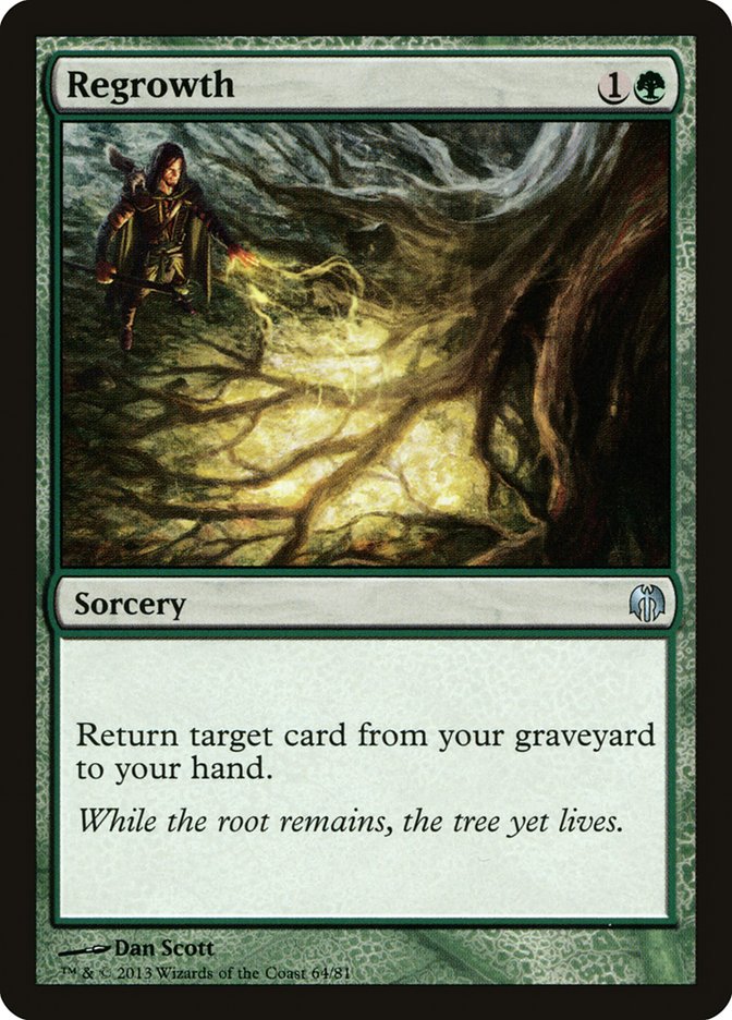 Regrowth [Duel Decks: Heroes vs. Monsters] 