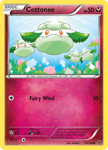 Cottonee (70/124) [XY: Fates Collide] 