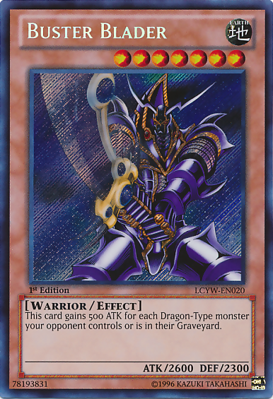 Buster Blader [LCYW-EN020] Secret Rare 