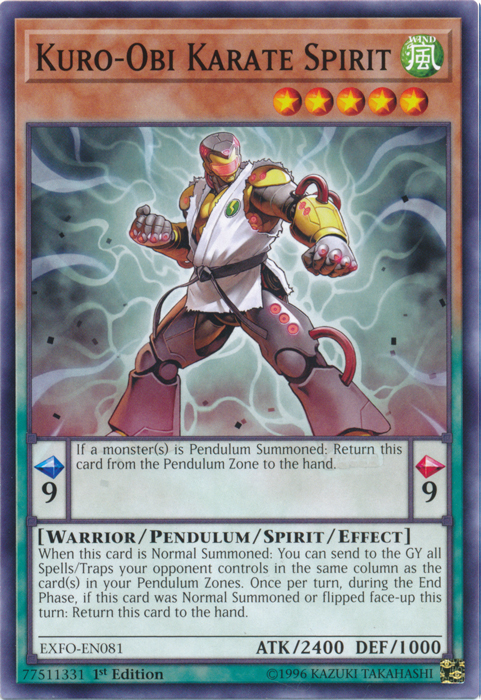 Kuro-Obi Karate Spirit [EXFO-EN081] Common 