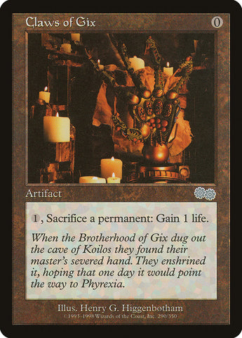 Claws of Gix [Urza's Saga] 
