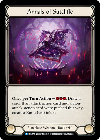 Annals of Sutcliffe [DYN172] (Dynasty) Rainbow Foil 