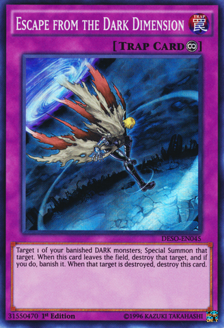 Escape from the Dark Dimension [DESO-EN045] Super Rare 