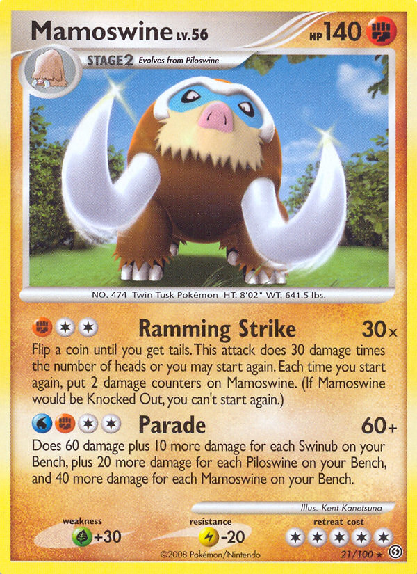 Mamoswine (21/100) [Diamond &amp; Pearl: Stormfront] 