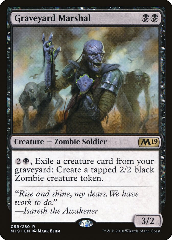 Graveyard Marshal [Core Set 2019] 