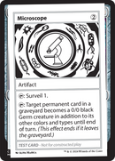 Microscope [Mystery Booster 2 Playtest Cards] 