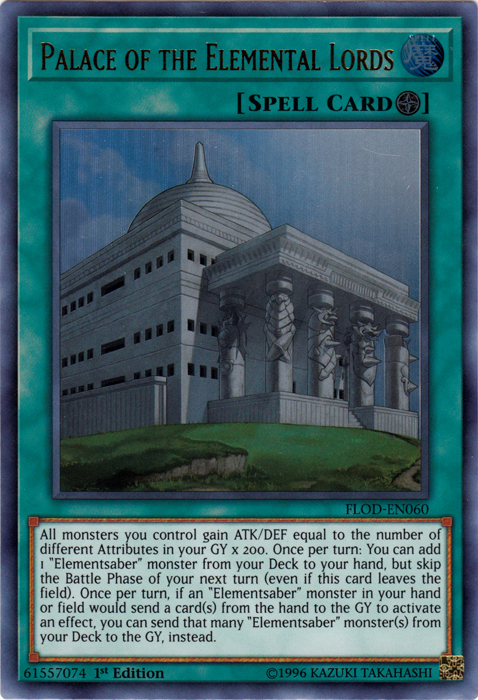 Palace of the Elemental Lords [FLOD-EN060] Ultra Rare 