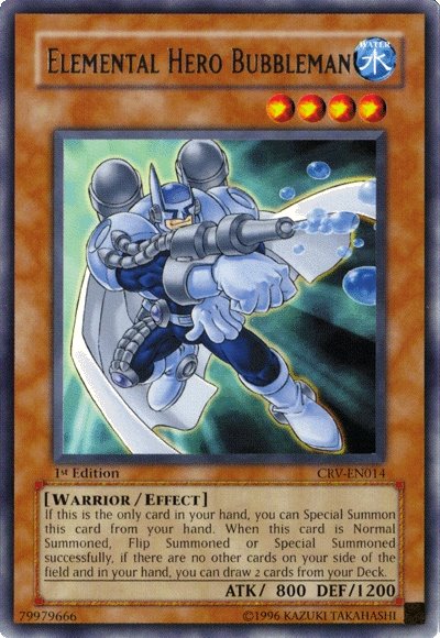 Elemental Hero Bubbleman [CRV-EN014] Rare 