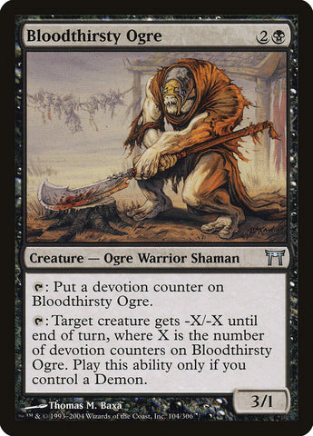Bloodthirsty Ogre [Champions of Kamigawa] 