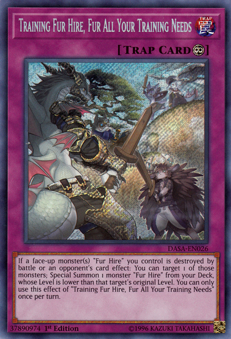 Training Fur Hire, Fur All Your Training Needs [DASA-EN026] Secret Rare 