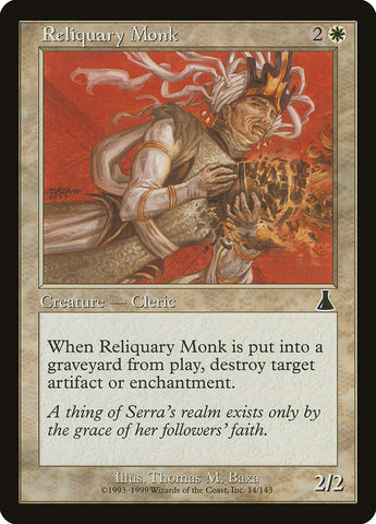 Reliquary Monk [Urza's Destiny] 