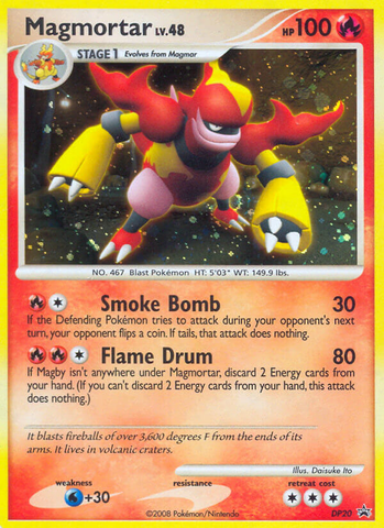 Magmortar (DP20) [Diamond &amp; Pearl: Black Star Promos] 