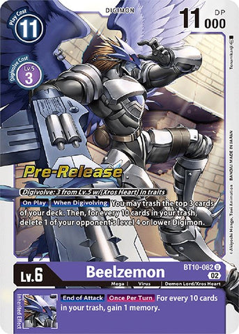 Beelzemon [BT10-082] [Xros Encounter Pre-Release Cards] 