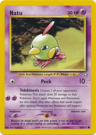 Natu (67/111) [Neo Genesis Unlimited] 