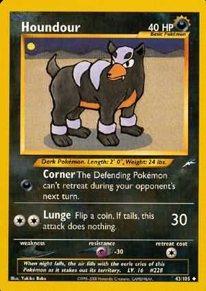 Houndour (43/105) [Neo Destiny Unlimited] 