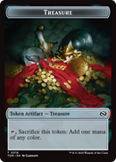 Beast // Treasure Double-Sided Token [Tarkir: Dragonstorm Commander Tokens] 