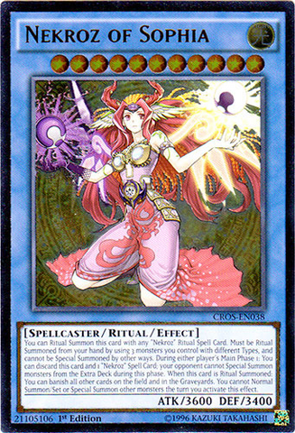 Nekroz of Sophia (UTR) [CROS-EN038] Ultimate Rare 